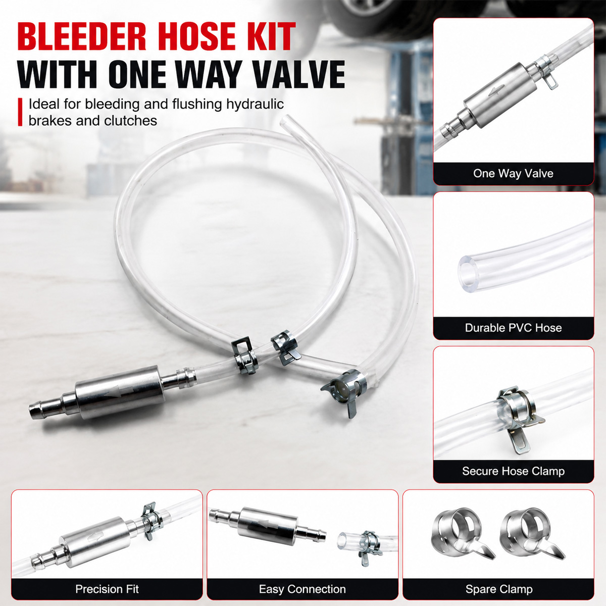 Wąż do odpowietrzania hamulców – Brake Bleeder Kit recenzja i cena