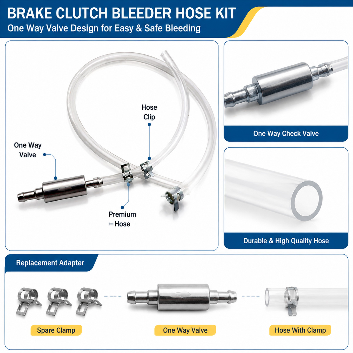 Wąż do odpowietrzania hamulców – Brake Bleeder Kit recenzja i cena