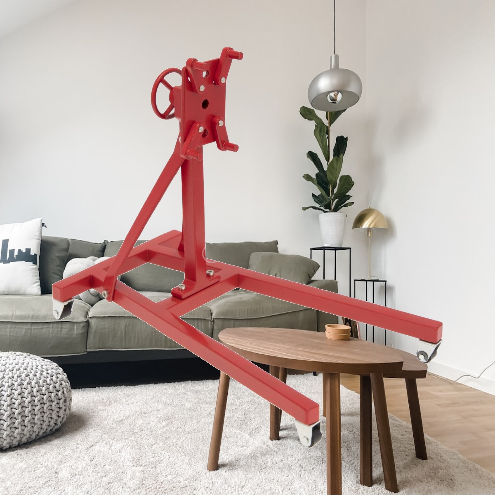 Żuraw silnikowy, metalowy mode – Engine Hoist Crane recenzja i cena