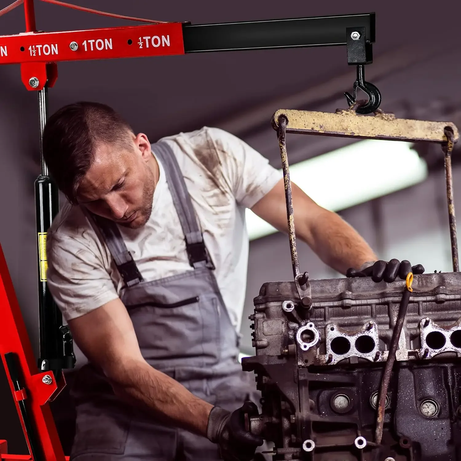Podnośnik silnika, 2 tony (400 – Engine Hoist Crane recenzja i cena