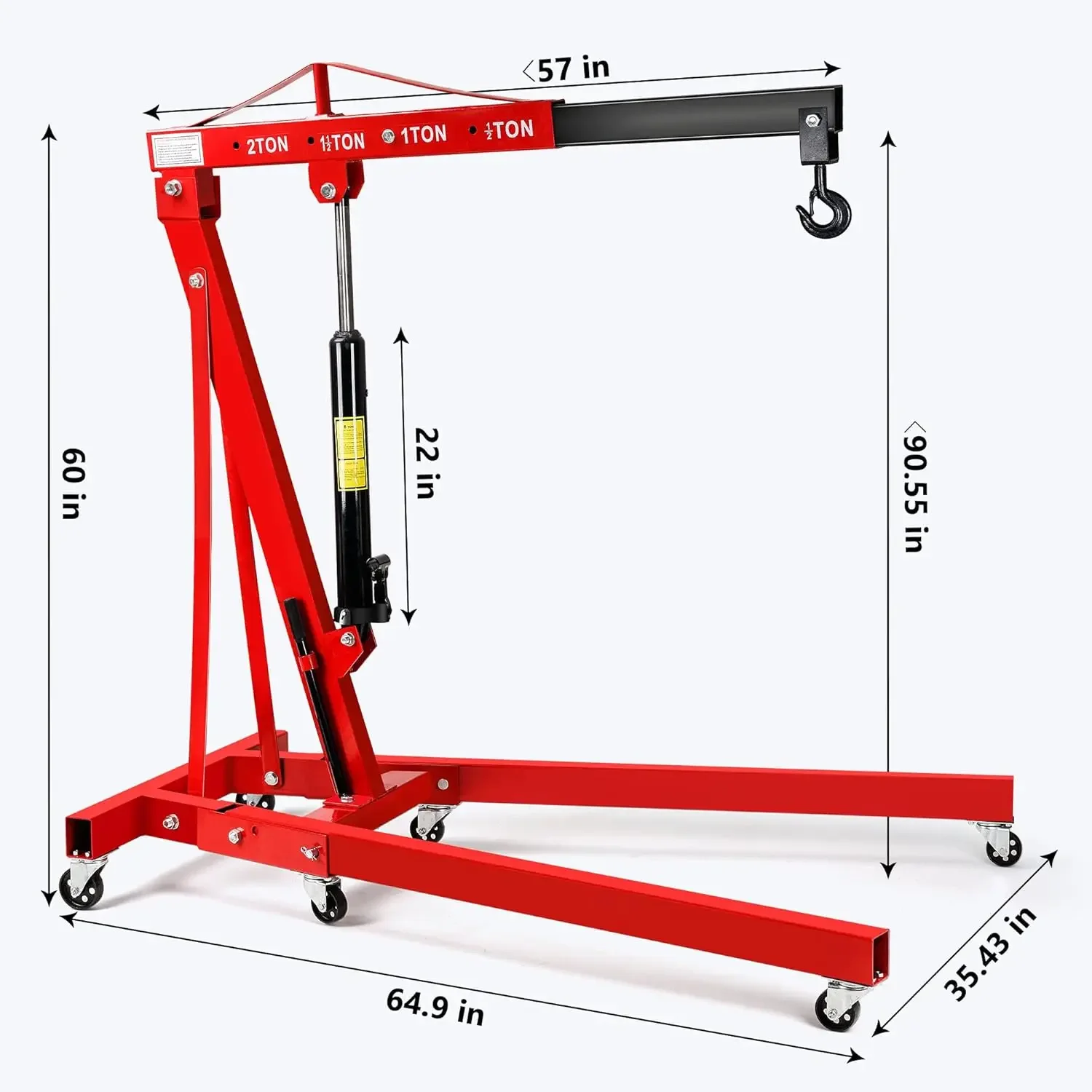 Podnośnik silnika, 2 tony (400 – Engine Hoist Crane recenzja i cena